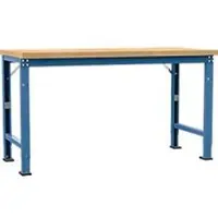 Manuflex werkbank Profi speciaal, tafelblad multiplex, 1750 x 700 mm, briljantblauw