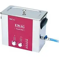 Emag Ultrasoon reinigers Emmi D 60, rvs, 5,3 l, Sweep & Degas, tijdschakelaar, afvoer & verwarming