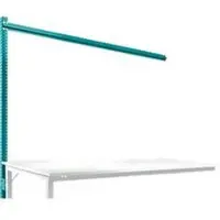 Manuflex Opbouwframe voor aanbouwtafel STANDAARD werktafel-/werkbanksysteem UNIVERSAL/PROFI, 2000 mm, waterblauw