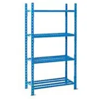 MANORGA Legbordstelling-basissectie, m. 4 draadrooster-legborden, B 1260 x D 800 x H 2000 mm