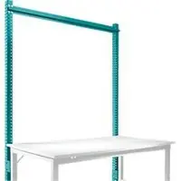 Manuflex Opbouwframe, Basistafel STANDAARD werktafel-/werkbanksysteem UNIVERSAL/PROFI, 1500 mm, waterblauw