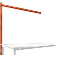 Manuflex Opbouwframe, Aanbouwtafel SPECIAAL werktafel-/werkbanksysteem UNIVERSAL/PROFI, 1750 mm, roodoranje