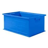 Ssi Stapelbak 14/6-2 - polypropeen - tot 30 kg - met verzonken greep - L 465 x B 314 x H 198mm - 21 l - blauw