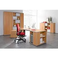Schäfer Shop Open kast MOXXO IQ, hout, 6 vakken, 6 ordnerhoogten, B 801 x D 362 x H 2168 mm, beukenpatroon
