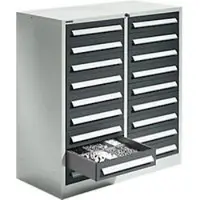 Schäfer Shop ladekast SF 180, 18 laden, lichtgrijs RAL 7035 antracietgrijs RAL 7016