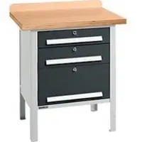 Schäfer Shop Box-type werkbank PWi 75-7, beuken decor multiplex blad, tot 750 kg, B 750 x D 700 x H 840 mm