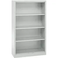 Schäfer Shop stellingkast MS, 4 OH, B 800 x D 400 x H 1584 mm, plaatstaal, lichtgrijs