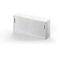 Schäfer Shop Bijzetkast TETRIS SOLID, 2 ordnerhoogten, op bureautafelhoogte, B 1600 mm, 25 mm afdekplaat, wit