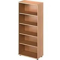 Schäfer Shop open kast TETRIS WOOD, 5 OH, hoogte incl. glijders, B 800 mm, beuken afwerking