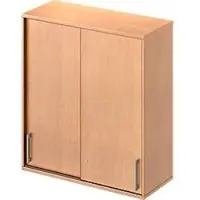Schäfer Shop Opzetkast met schuifdeuren TETRIS WOOD, 3 ordnerhoogten, B 1000 mm, beukenpatroon