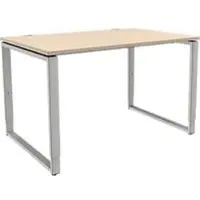 Schäfer Shop bureau Modena Flex, in hoogte verstelbaar, rechthoekige vorm, beugelvoet, breedte 1200 mm, ahorn afwerking