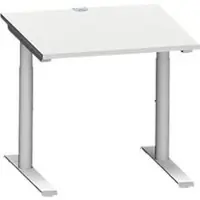 Schäfer Shop MODENA FLEX bureau, 800 x 800 mm, lichtgrijs