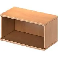Schäfer Shop Open opzetkast TETRIS WOOD - B 800 x D 421 x H 400 mm - 1 OH - beuken decor - ons merk