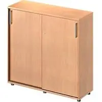 Schäfer Shop schuifdeurkast TETRIS WOOD, 3 OH, B 1200 mm, hoogte incl. glijders, decor beuken