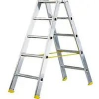 HACA Dubbele trapladder MEHRSI, 5 treden, 7,5 kg