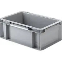 Ssi Bak in EURO-maat EF 3120, L 300 x B 200 x H 120 mm, zonder deksel, 4,2 l, grijs