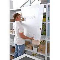 Ordo Professional legbord - staal - B 1000 x D 800 x H 40 mm - in hoogte verstelbaar - max. belasting 140 kg - verkeerswit RAL 9016