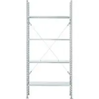 Ssi Basisstelling, 4 legborden, H 2278 x B 1055 x D 300 mm, gegalvaniseerd