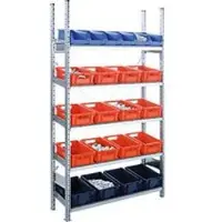 Ssi Complete stelling SBR 3000, basissectie, 5 schuine vakniveaus, 2278 x 400 x 995 mm