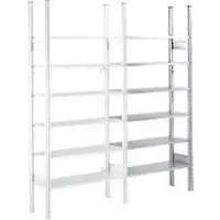 Ssi Legbordstelling R3000, Aanbouwstelling, 5 gecoate legborden, B 1025 x H 1960 mm, 100 kg