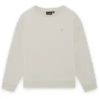 Lyle & Scott Jongens Truien & Vesten Heavy Weight Drop Shoulder Crew Neck - Beige - Maat 134/140