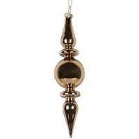 Clayre & Eef Kerstbal Overig Ø 5x19 cm Goudkleurig Glas Kerstballen