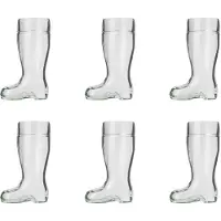 Ich-zapfe Bierglazen, Beer glasses, Bierlaars set van 6 - 0,25 liter