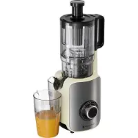 Kitchenbrothers Slowjuicer - Verticaal - Juicer - Groenten en Fruitpers - 126 mm - 750 ml - Champagne