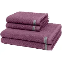 Ross Dames en Heren 2 X handdoek 2 X douchehanddoek - in set Smart