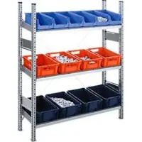 Ssi Complete stelling SBR 3000, basissectie, 5 schuine vakniveaus, 2278 x 800 x 995 mm
