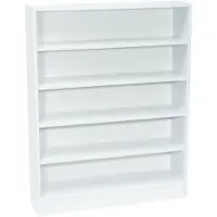 Generique Werkapro 9676 – Opbergmeubel, 80 x 62 x 17 cm, Wit, 5 legplanken, geleverd als bouwpakket
