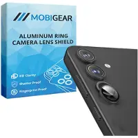 Mobigear Screenprotector geschikt voor Samsung Galaxy S24 Plus Glazen | Single Camera Lens Protector - Case Friendly - Zwart