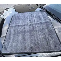 Kenotek - Droogdoek - Grey With Black Edge - 50x70cm - 600GSM - bundel - 6 STUKS