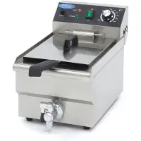 Maxima Frituurpan - 10 L - 1 Mand - met Tapkraan