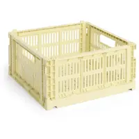 HAY Colour Crate M Square 29.5x29.5 cm Light yellow