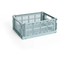 HAY Opbergbox Colour Crate Medium Dusty Blue