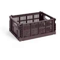 HAY - Colour Crate M Opbergkrat (Bordeauxrood)