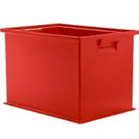 Ssi Stapelbak 14/6-2Z – polypropeen – L 465 x B 314 x H 298mm – 33L – met geïntegreerde handgrepen - rood