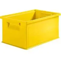 Ssi Stapelbak 14/6-3 - polypropeen - met handgreep - L 310 x B 210 x H 145mm - 7L - geel