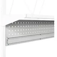 Treston geperforeerd paneel serie TPB, van staal, met doosprofiel, voor inpaktafels serie TPB, tafelbreedte 1800 mm