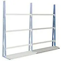 MANORGA Profiel-magazijnrek, eenzijdig, aanbouwsectie, H 3000 x L 1800 x D 340 mm
