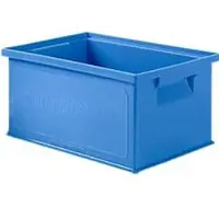 Ssi Stapelbak 14/6-3 - polypropeen - met handgreep - L 310 x B 210 x H 145mm - 7L - blauw