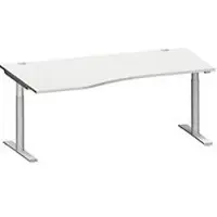 Schäfer Shop bureau MODENA FLEX, aanbouw links, breedte 1800 mm, beuk