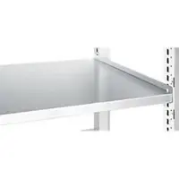 Bott Legbord Verso, speciaal voor de Verso serie met een diepte van 650 mm, gegalvaniseerd plaatstaal