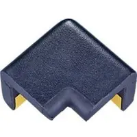 SHG Hoekbeschermer voor Knuffi hoekbeschermprofiel type H, L 42 x B 22 mm, zelfklevend, PU-schuim, 2-benig, zwart