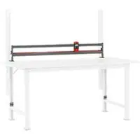 Manuflex Packpool snijapparaat, enkel, voor Packpool inpaktafels, B 1500 mm
