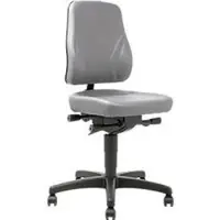 BIMOS Bureaustoel All-In-One Trend 9633, met wielen, kunstleer, skai grijs