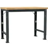 Manuflex werkbank Profi speciaal, tafelblad multiplex, 1250 x 700 mm, antraciet