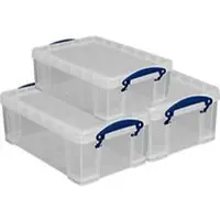 Really Useful Box Really Useful Boxen, inhoud 9 liter, als opberg- en transportbox, set van 3