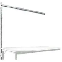 Manuflex Opbouwframe, Aanbouwtafel SPECIAAL werktafel-/werkbanksysteem UNIVERSAL/PROFI, 1750 mm, aluminium zilver